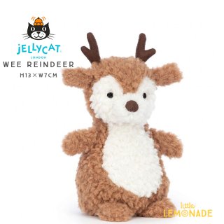 【Jellycat ジェリーキャット】 Wee Reindeer　H13 X W7 CM トナカイ ぬいぐるみ   (WEE6RE) 【正規品】