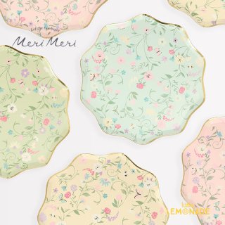Meri Meriۥǥ ѥ ե  ץ졼 8 Laduree Paris Floral Side Plates 滮 ץ졼  åױ  (277808)