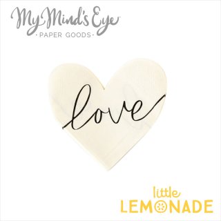 my mind's eye  ֥ϡȷ ڡѡʥץ 24 Love Heart Shaped Paper Napkin  ڡѡXOX1038)