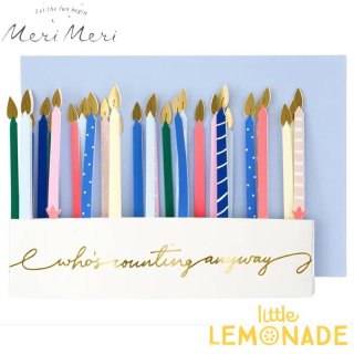 Meri Meri  Сǡ Сǡɥ  Candle Concertina Card205093
