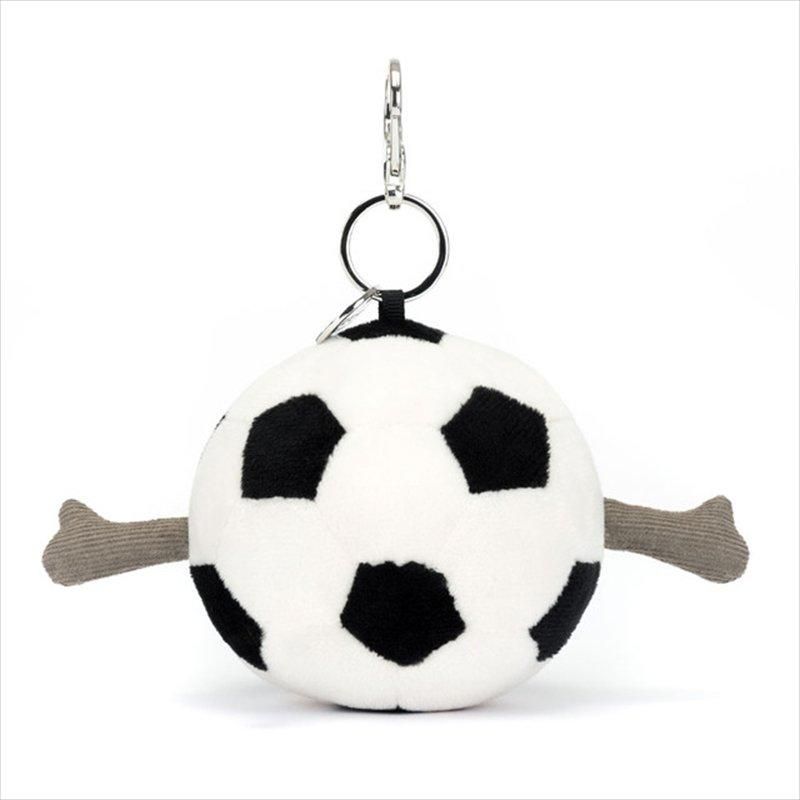 新品 ジェリーキャット サッカーボール ぬいぐるみ バッグチャーム 袋付 Jellycat Amuseable Sports Football Bag Charm | サッカー