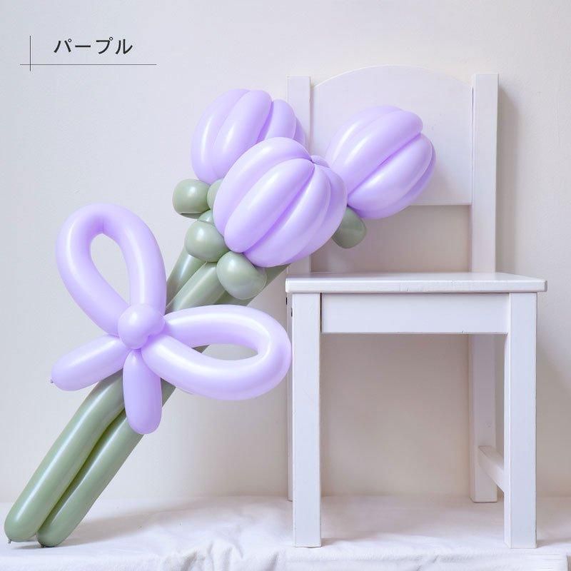 色が選べるチューリップ3本バルーン花束|送料無料 - リトル