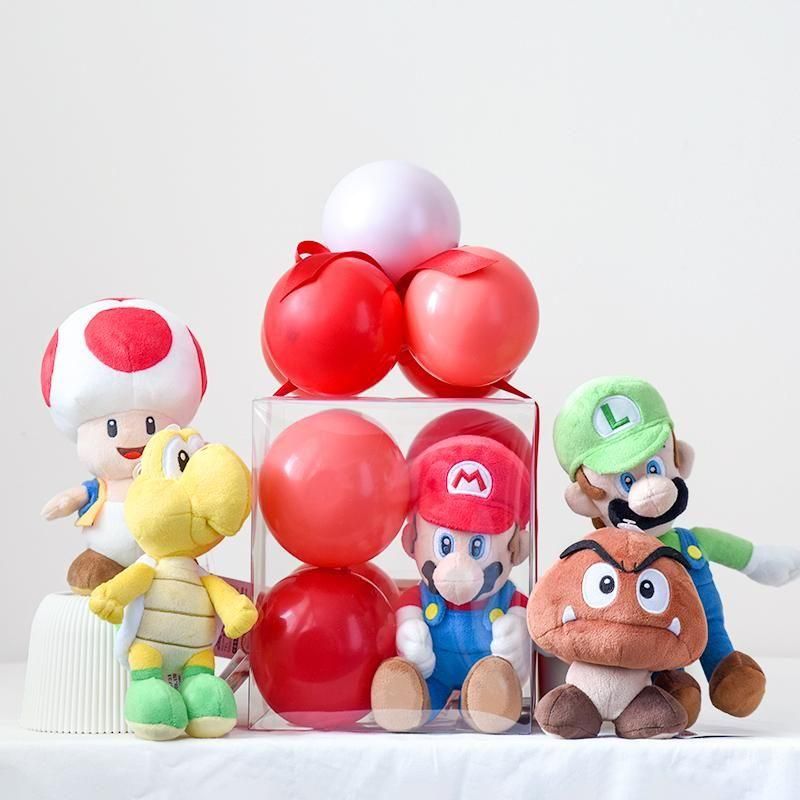 スーパーマリオ ぬいぐるみ入り ☆ミニ☆ プレゼントボックス 誕生日