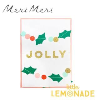ꥹޥ ꡼ƥ󥰥 Holly Jolly Garland Card Meri Meri  ꥹޥ (42-0058)