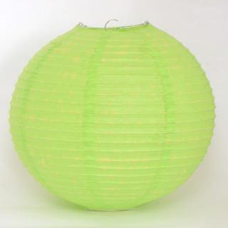 ペーパーランタン ボール　ライトグリーン　30cm 紙製 提灯 paper lantern 緑 