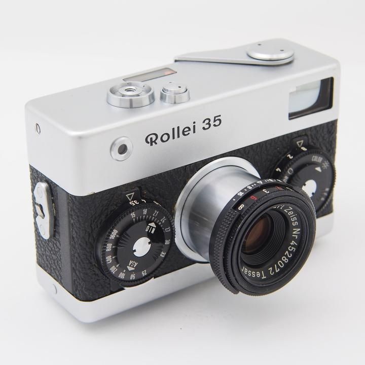 ☆美品☆ Rollei 35 シルバー ☆ 綺麗な光学！露出計問題無し！完動品！-