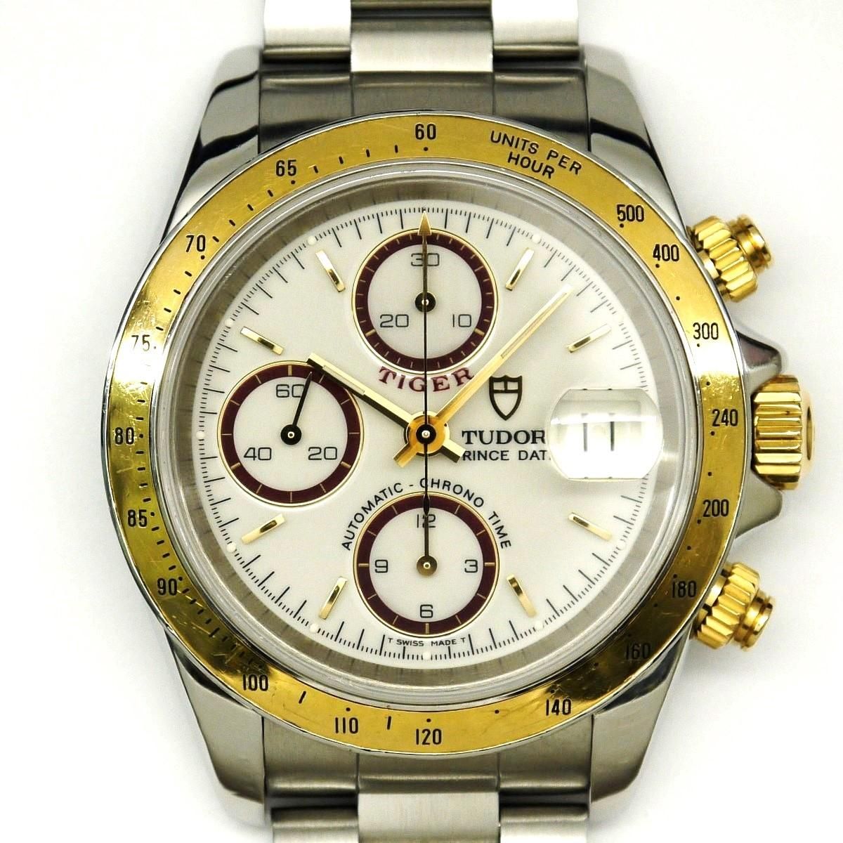 チュードル TUDOR SS×YG プリンスデイト クロノタイム タイガー