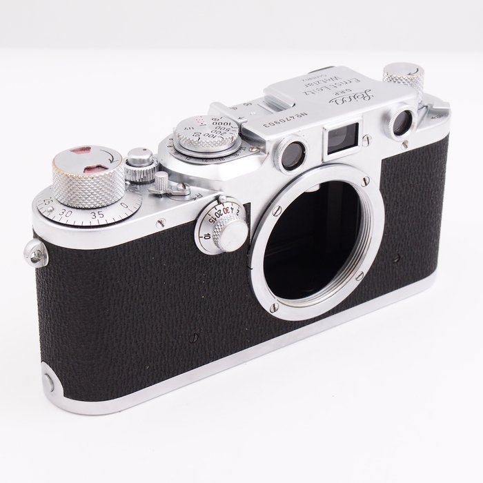 LEICA IIIc ライカIIIc 47万台 シャイニークローム/シャークスキン