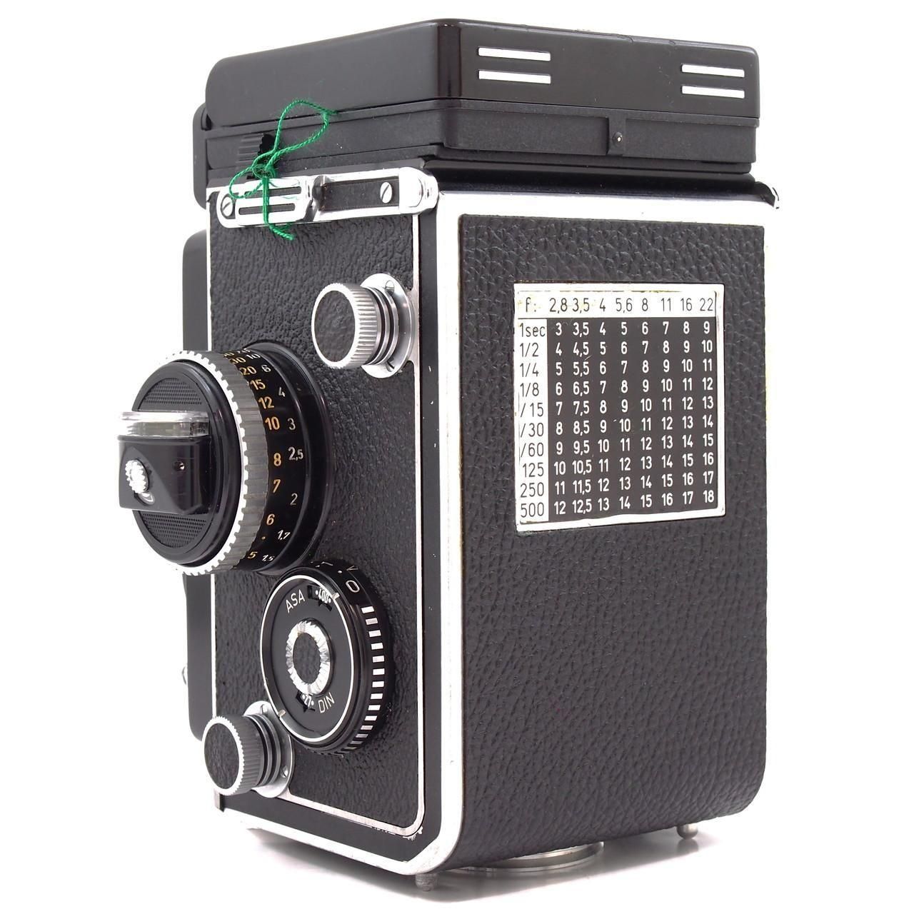 ROLLEIFLEX 3.5F 75mmf3.5 WHITE FACE XENOTAR
