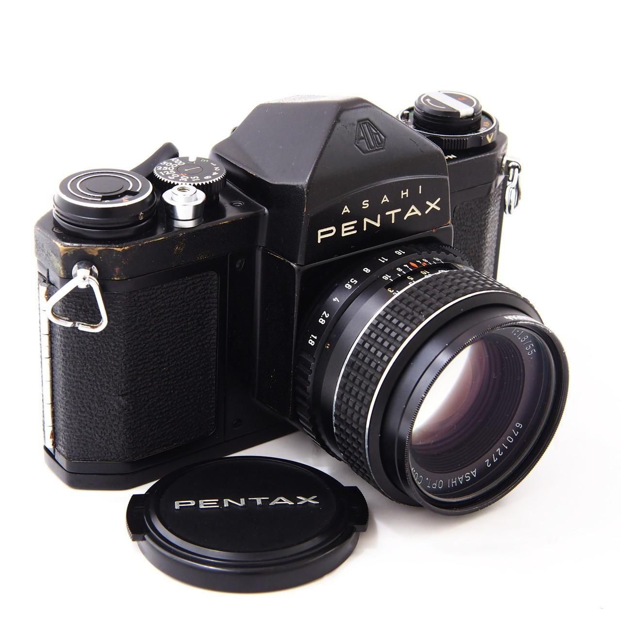 ASAHI PENTAX SV 一眼レフカメラTakumar F1.8 55mm ASAHI PENTAX SV BLACK 55mmf1.8 SMC TAKUMAR