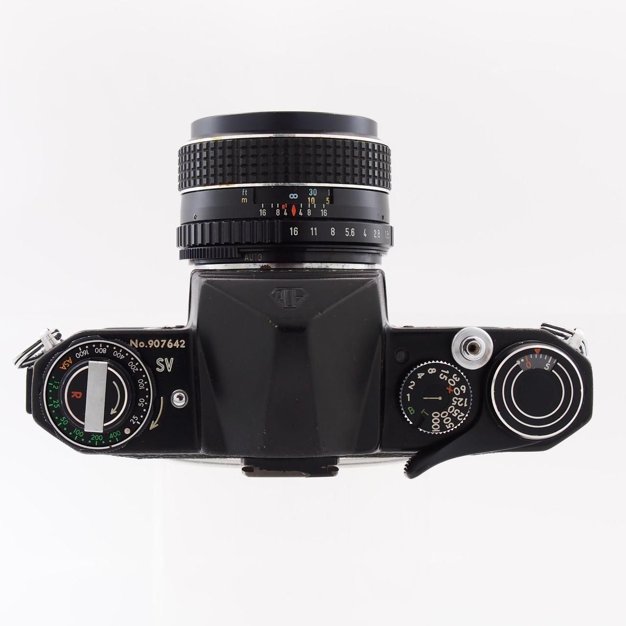 ASAHI PENTAX SV 一眼レフカメラTakumar F1.8 55mm ASAHI PENTAX SV BLACK 55mmf1.8 SMC TAKUMAR