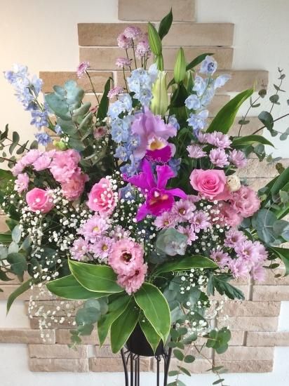 開店祝い、スタンド花  京都中心部限定配達 スタンド花なら京都の花屋「フローリスト花えん」開店祝いの花