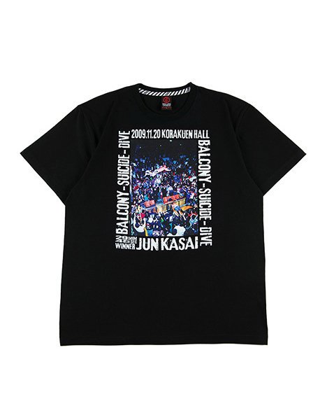 【ロリクレx葛西純】BALCONY-SUICIDE-DIVE TEE / BLACK - WEB STORE（通販）｜ROLLING  CRADLE(ローリングクレイドル・ロリクレ)