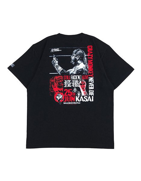 葛西純25thコラボ】CRAZY MONKEY TV 25th TEE / BLACK - WEB STORE（通販）｜ROLLING CRADLE( ローリングクレイドル・ロリクレ)