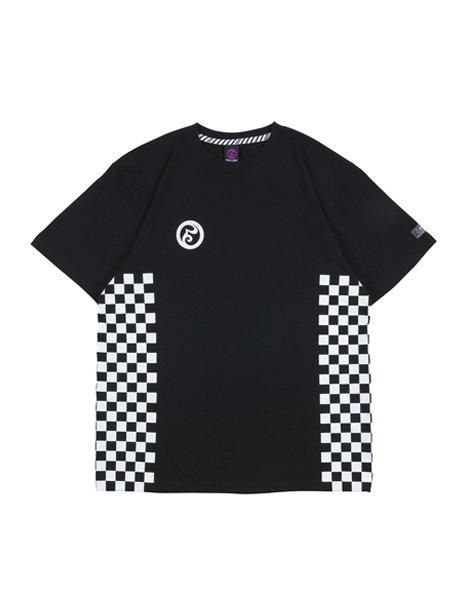 SIDE CHEKER TEE / BLACK-WHITE - WEB STORE（通販）｜ROLLING CRADLE