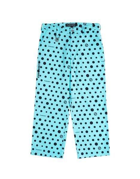 ☆未使用タグ付き☆ ROLLING CRADLE ブロックチェック フレアパンツ Fancy Club X haku] String Dot Roll-Up Pants (Black) F25QD890