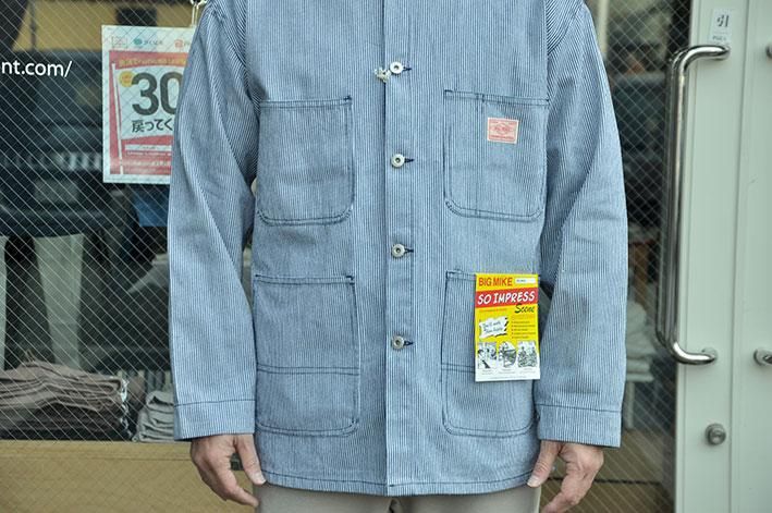 BIG MIKE ビッグマイク ライトインディゴ M-XL メンズ DENIM COVERALL