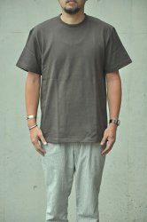 【K2APARTMENT HOMME】8.8オンス　オーガニックコットンTシャツ　スミ