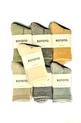<img class='new_mark_img1' src='https://img.shop-pro.jp/img/new/icons1.gif' style='border:none;display:inline;margin:0px;padding:0px;width:auto;' />ロトト【rototo】DOUBLE FACE MID SOCKS ”ORGANIC COTTON”