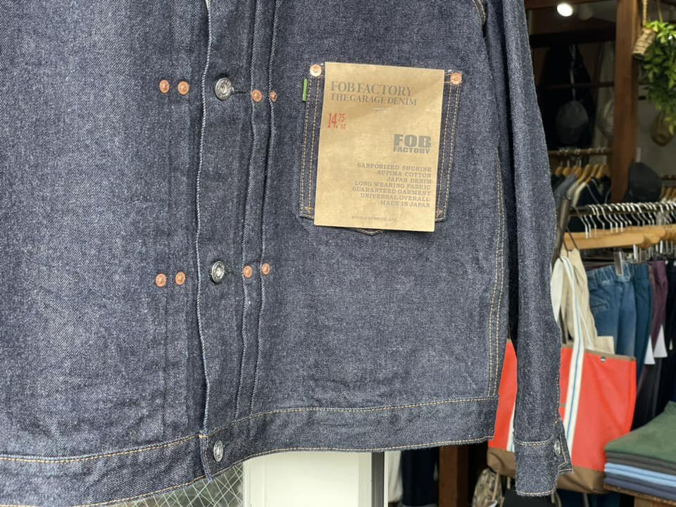 FOBファクトリー【FOB FACTORY】通販 SELVEDG GARAGE DENIM JKT