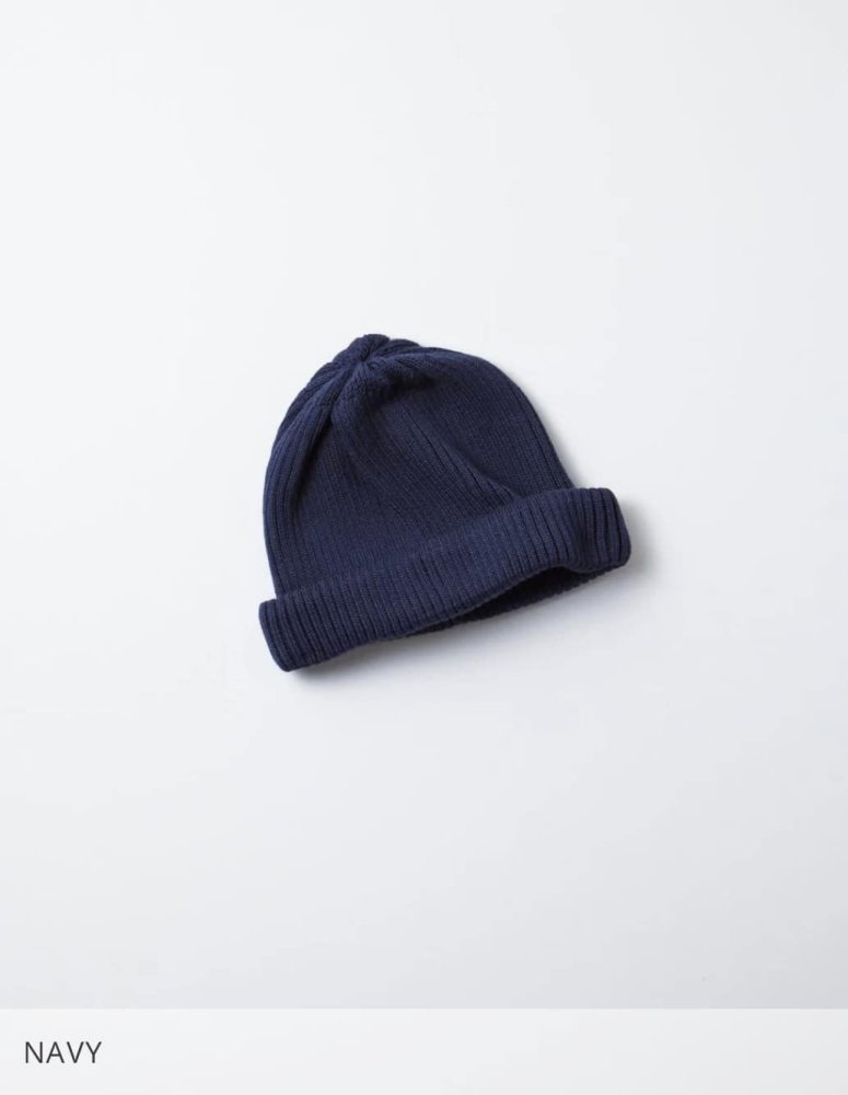 ロトト【ROTOTO】COTTON ROLL UP BEANIE/コットンロールアップビーニー