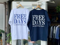 フリーデイズ【FREE DAYS 】FOOTBALL TEE/フットボールTシャツ