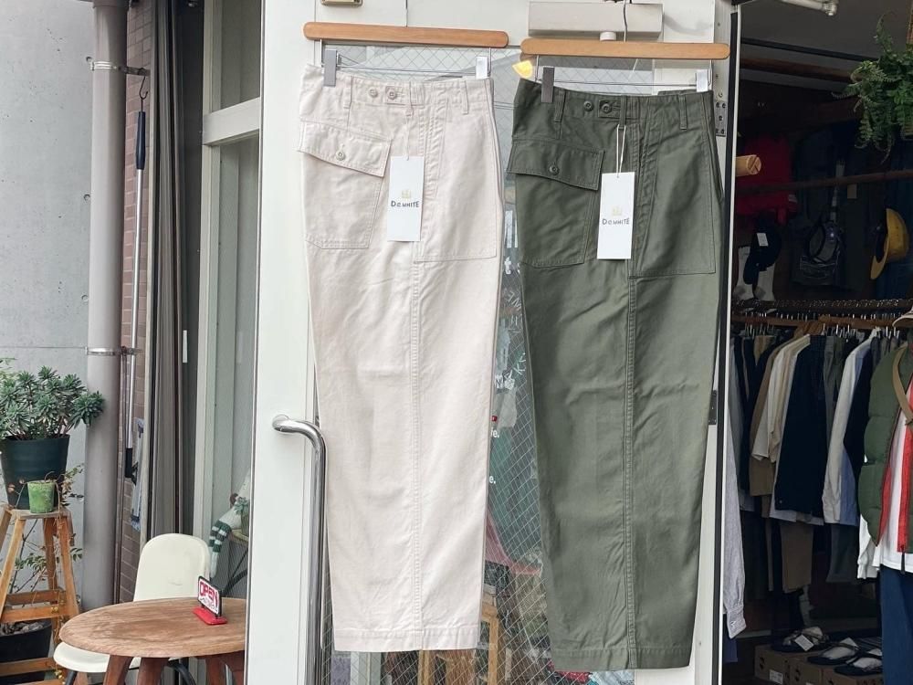 ディーシーホワイト【D.C.WHITE】FATIGUE PANTS SEEP