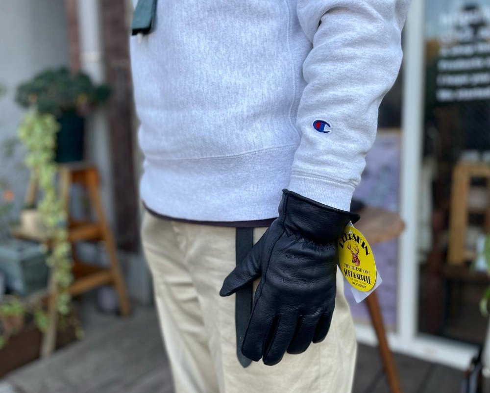 ナパグローブ【NAPA GLOVE】 DEERSKIN W/LINING ディアスキングローブ