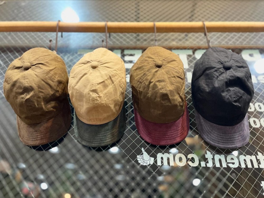 ハイアー別注【HIGHER×K2APARTMENT】 Paraffin weather x corduroy cap/パラフィンウェザー×コーデュロイ キャップ