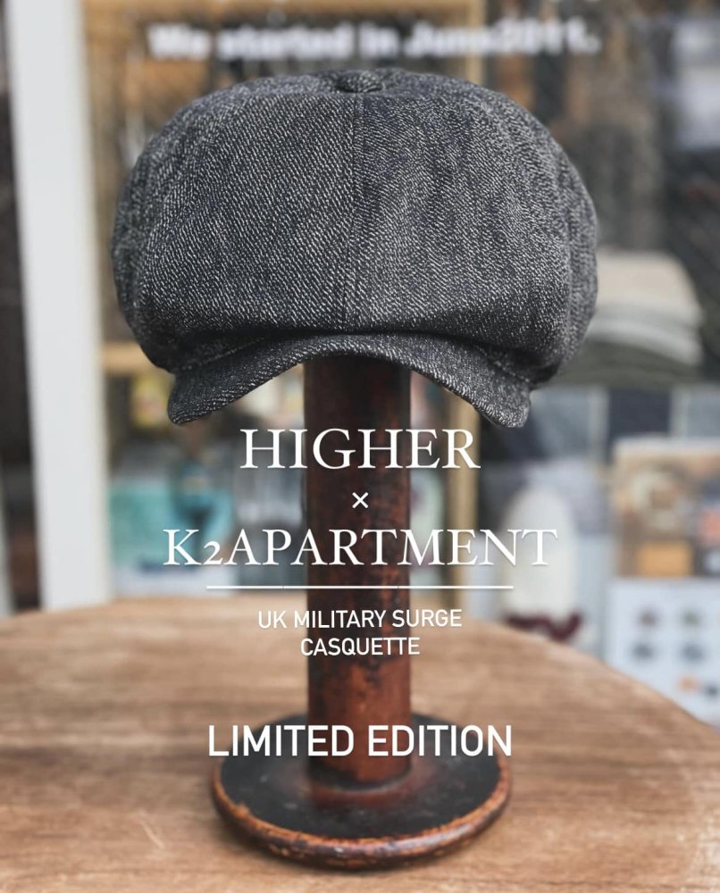 予約品 ハイアー別注【HIGHER×K2APARTMENT】 UK military serge