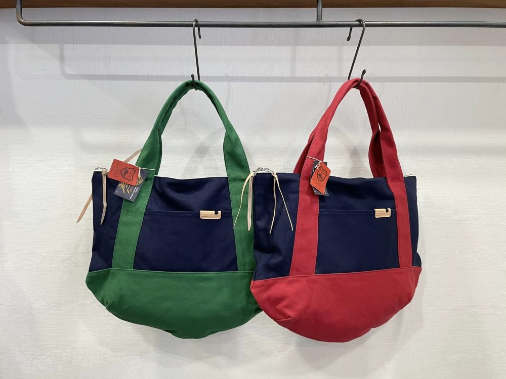 バトラーバーナーセールズ【Butler Verner Sails】 canvas semi-circle tote  bag/キャンバスセミサークルトートバッグ