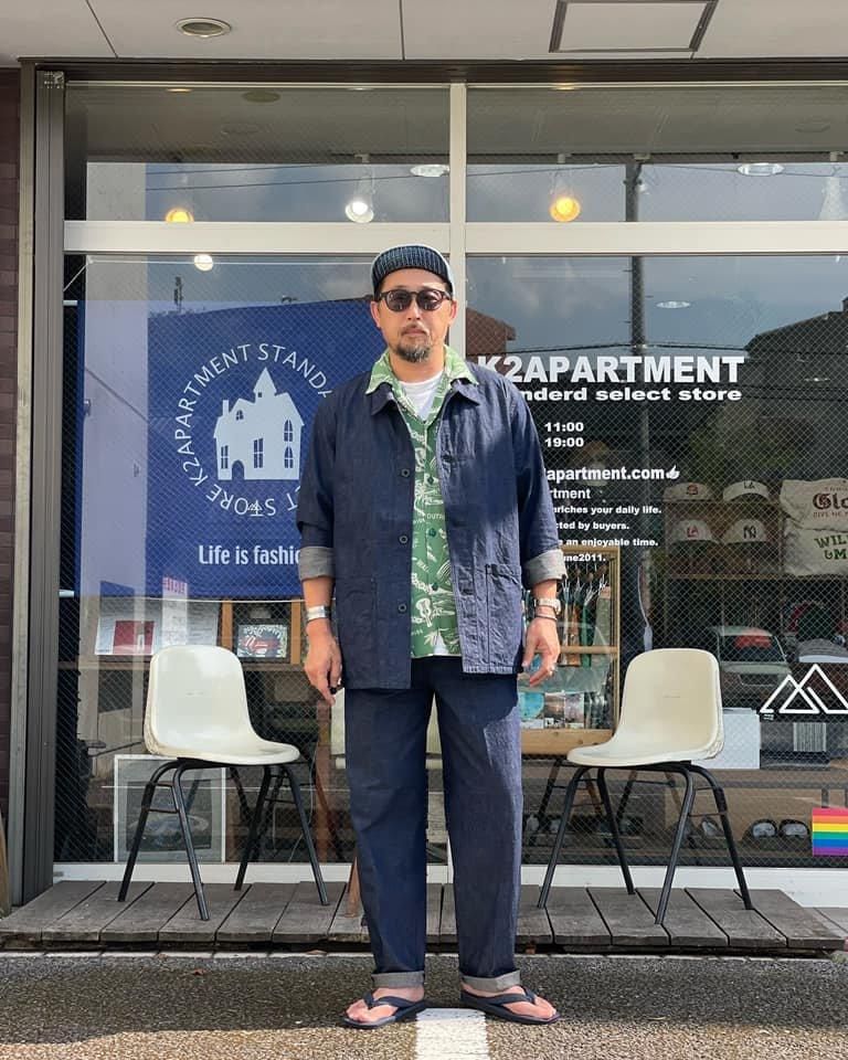 F.O.B FACTORY デニムカバーオール W 40 L 青 エフオービーファクトリー【FOB FACTORTY】Denim Coverall