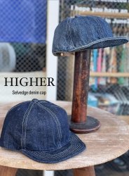 <img class='new_mark_img1' src='https://img.shop-pro.jp/img/new/icons14.gif' style='border:none;display:inline;margin:0px;padding:0px;width:auto;' />ϥHIGHERSELVEDGE USED DENIM CAP/ӥå桼ɥǥ˥७å 