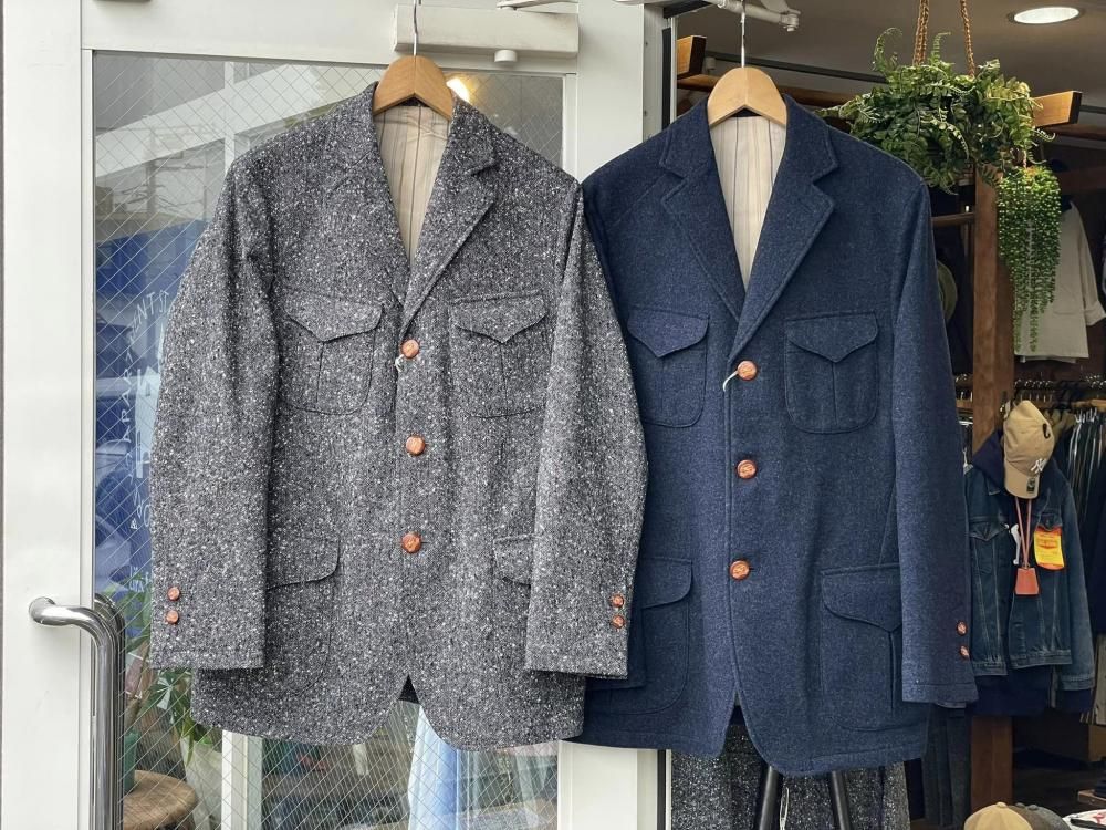 バーンストーマー【BARNSTORMER】British wool tweed safari