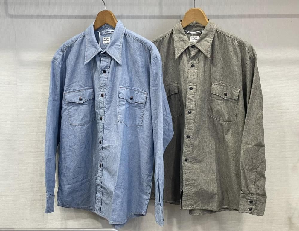 ネセサリーオアアンネセサリー 25ss チェンジポケット デニムシャツ 3 ネセサリーオアアンネセサリー 25ss チェンジポケット デニム