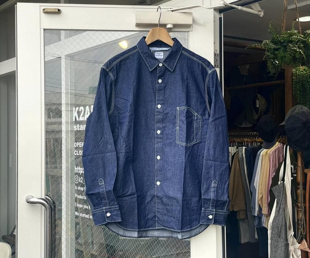 CHANGE POCKET DENIM SHIRT | 日本製 - K2APARTMENT/茨城県