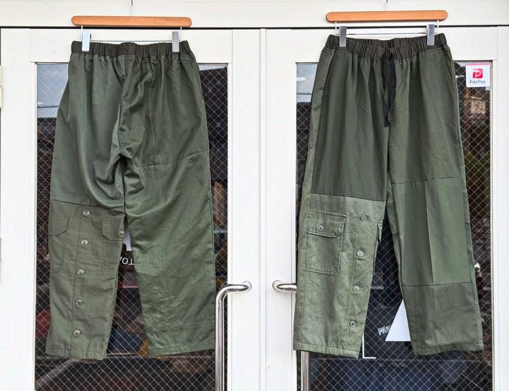 areincarnationkey ミリタリー リメイク パンツ ファティーグ areincarnationkey ミリタリー リメイク パンツ ファティーグ