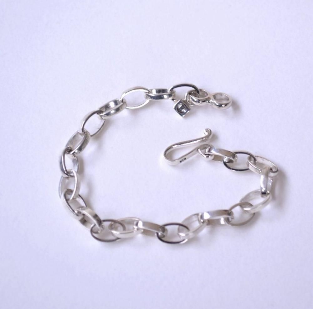 マナナス｜ニューオーバルリンクチェーンブレスレット