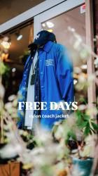 <img class='new_mark_img1' src='https://img.shop-pro.jp/img/new/icons14.gif' style='border:none;display:inline;margin:0px;padding:0px;width:auto;' />ե꡼ǥFREE DAYSNYLON COACH JACKET/ʥ󥳡㥱åȡROYAL