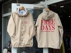 <img class='new_mark_img1' src='https://img.shop-pro.jp/img/new/icons14.gif' style='border:none;display:inline;margin:0px;padding:0px;width:auto;' />1012ȯ䡡ե꡼ǥFREE DAYS/Nylon Hoodie Windbreakerʥաǥɥ֥졼BEIGE