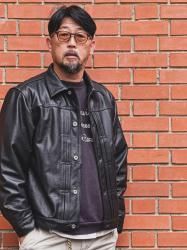 <img class='new_mark_img1' src='https://img.shop-pro.jp/img/new/icons14.gif' style='border:none;display:inline;margin:0px;padding:0px;width:auto;' />ҥ塼ȥHOUSTON Cow Leather Track Jacket/쥶ȥå㥱åȡ1st Jacket