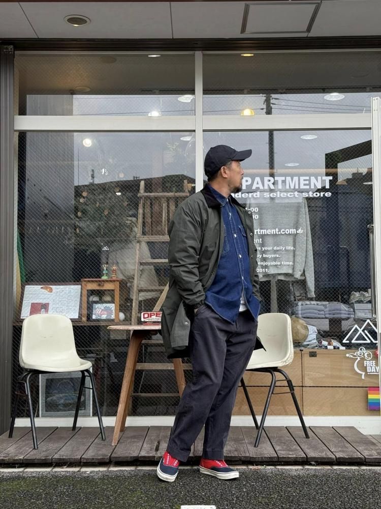 ビッグマイク | ピグメントロングコーチジャケット - K2APARTMENT/茨城