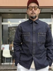 <img class='new_mark_img1' src='https://img.shop-pro.jp/img/new/icons14.gif' style='border:none;display:inline;margin:0px;padding:0px;width:auto;' />ӥåBIG JOHN10oz SELVAGE WORK SHIRTS /ӥå/Wabash Хå塡