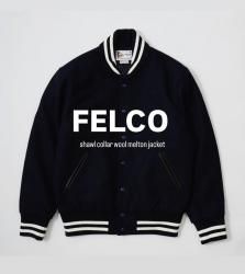 <img class='new_mark_img1' src='https://img.shop-pro.jp/img/new/icons14.gif' style='border:none;display:inline;margin:0px;padding:0px;width:auto;' />ե륳FELCOCLASSIC FIT SHAWL COLLAR WOOL MELTON VARSITY JACKET W/QUILT THINSULATE LINING/ȥ󥸥㥱åȡ