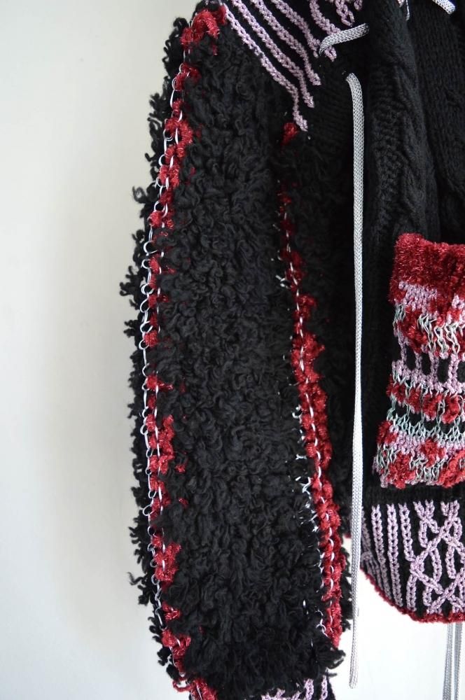 トップス rurumu: 21AW boa sleeve knit cardigan rurumu: 21AW boa sleeve knit cardigan
