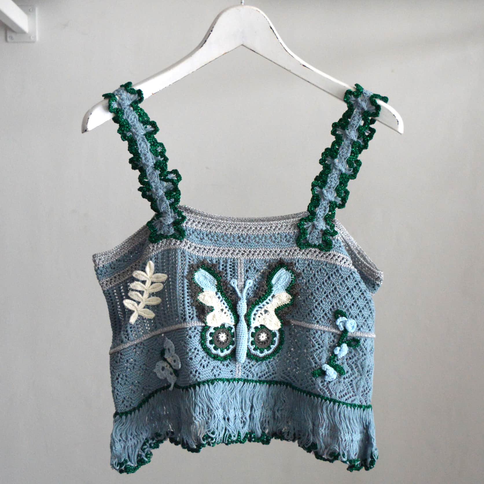 【rurumu:】crochet motif knit camisole