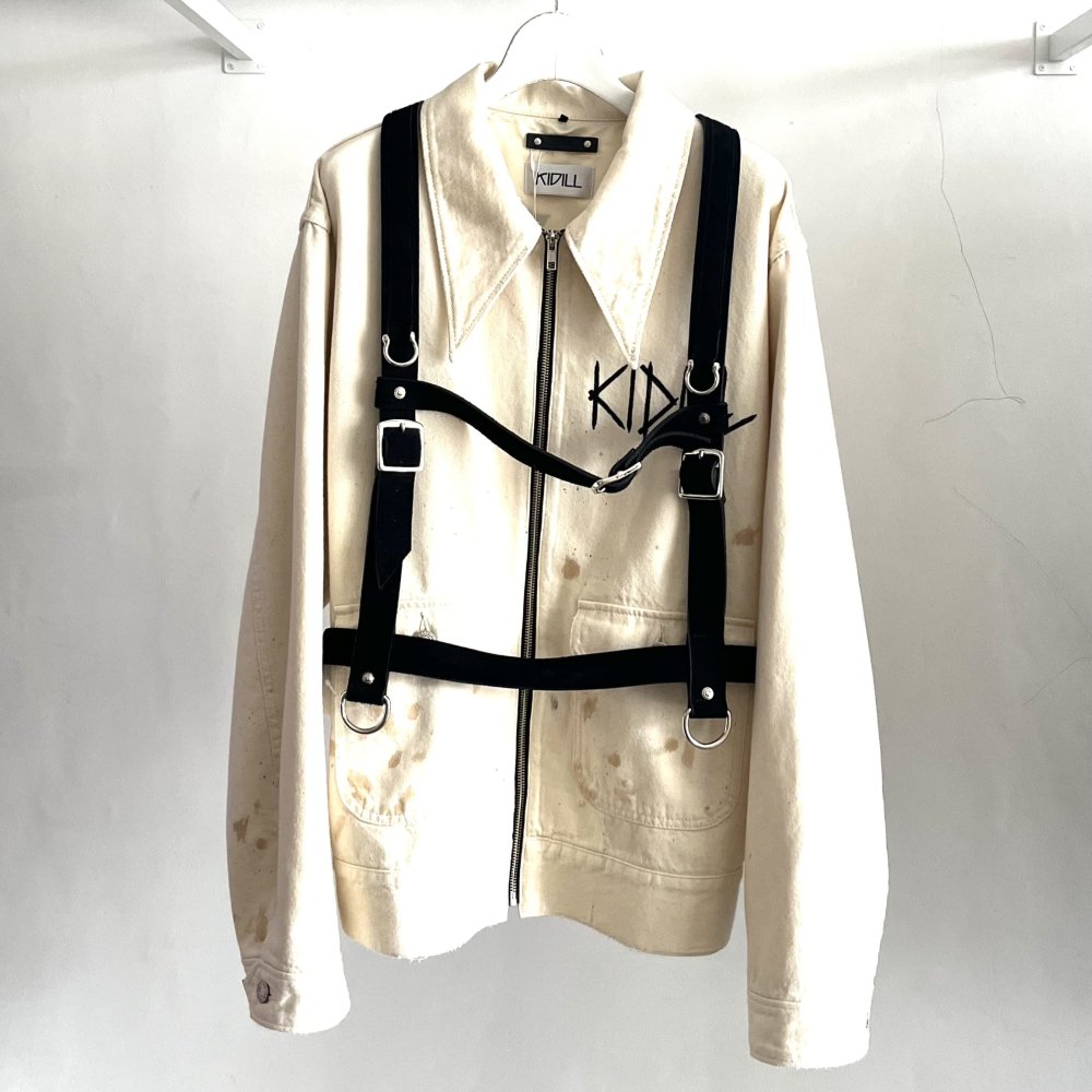 保障できる レザーハーネス ブラック CORBY KIDILL × tokio