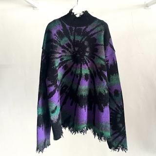 TIE DYE JACQUARD KNIT