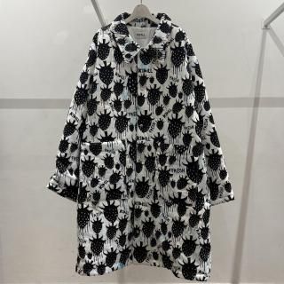 STRAWBERRY QUILTED OVERSIZED COAT