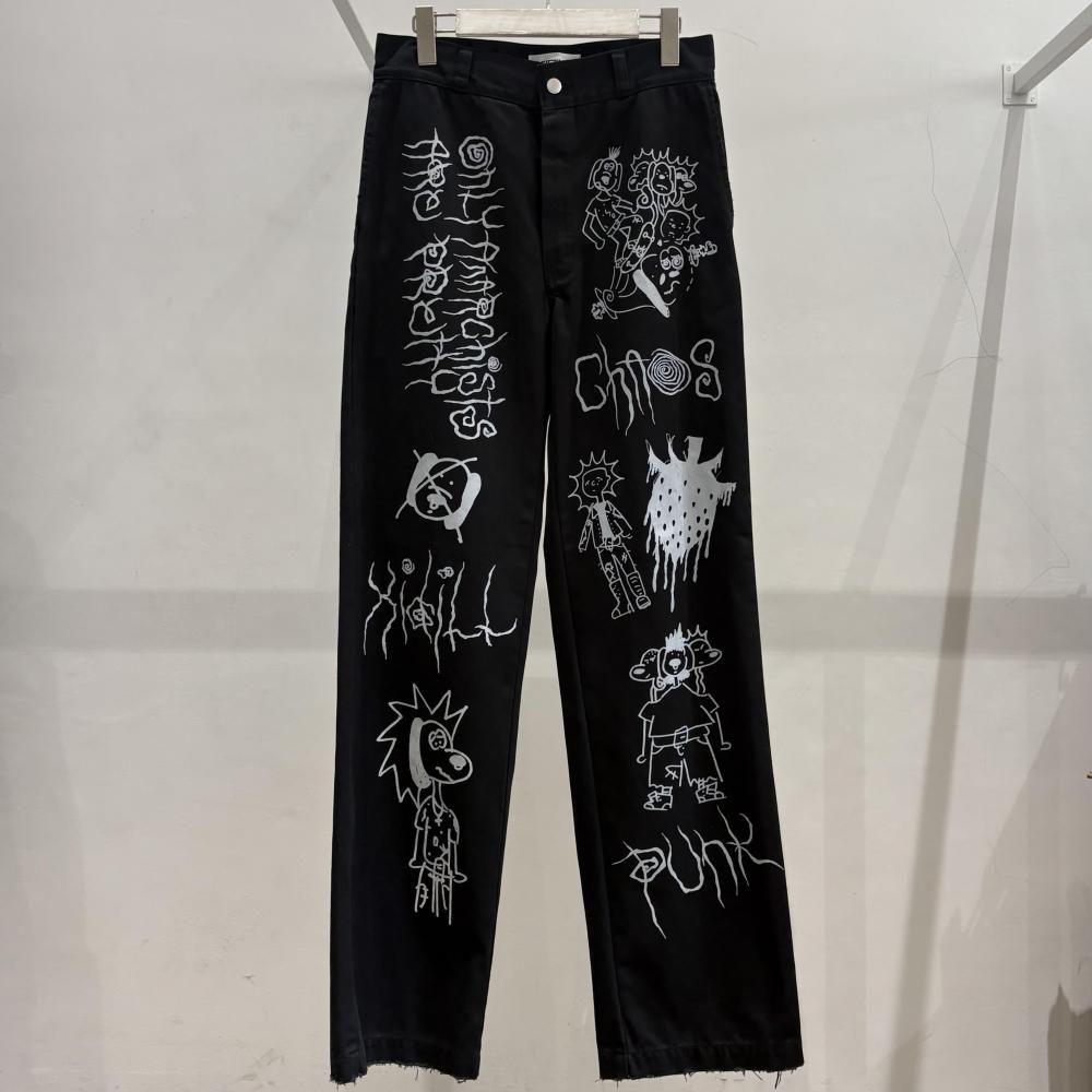【h.ANARCHY】　パンツ Anarchy Patchwork Paint Pants (3 sizes) – h.NAOTO WEBSHOP